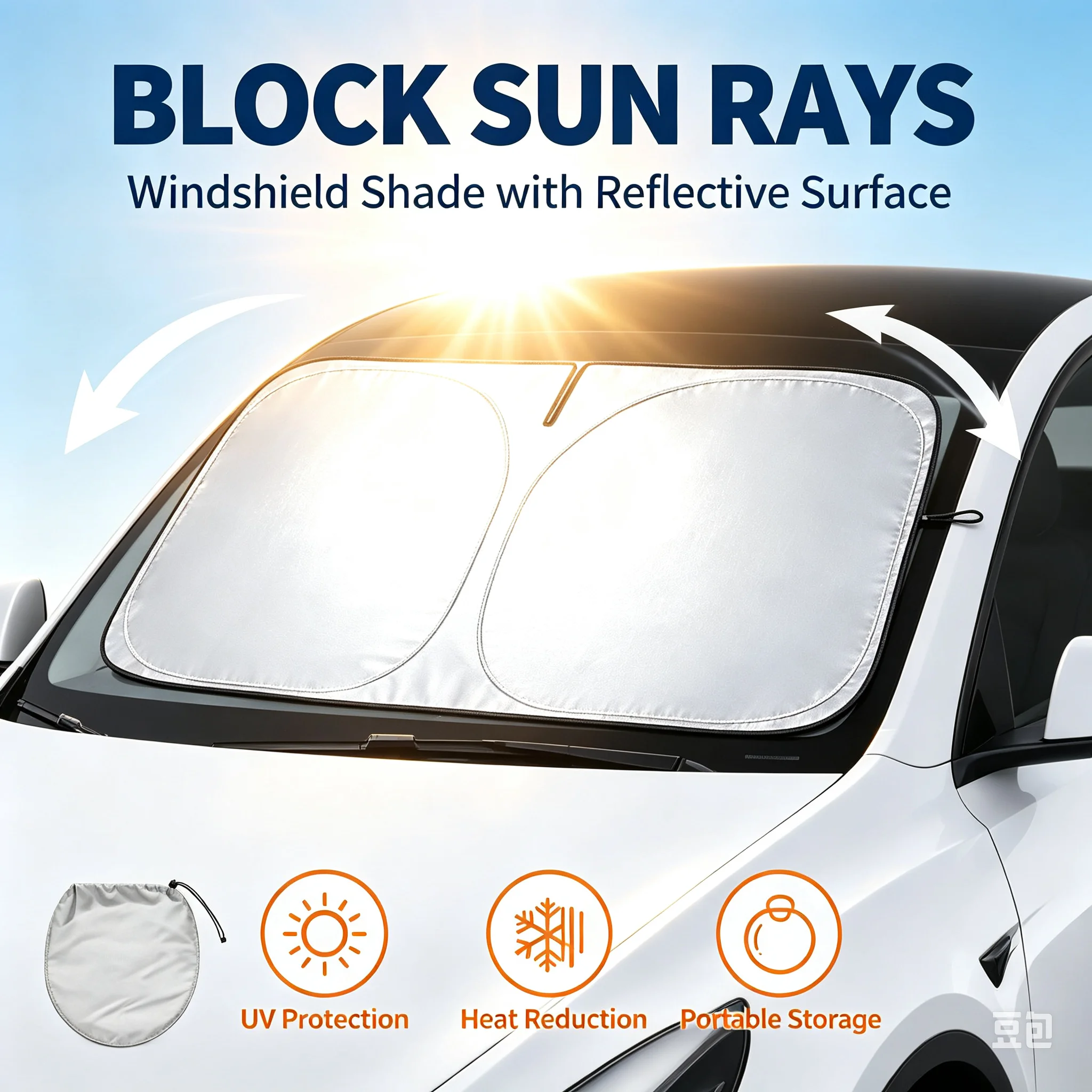 Car Accessories Gifts - Солнцезащитный козырек для автомобиля, термоизоляционный экран