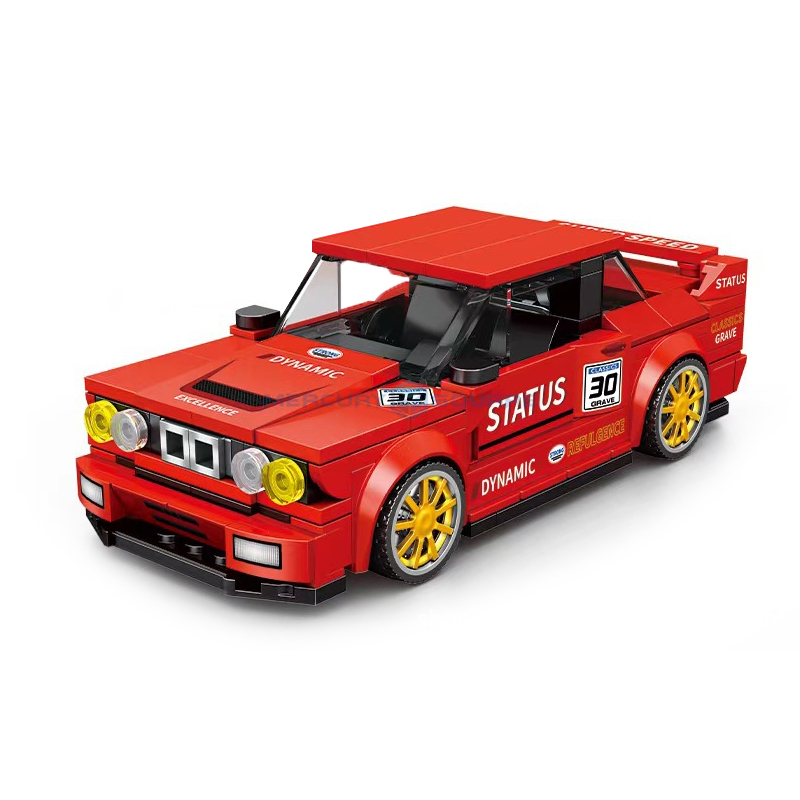 Car Accessories Gift Ideas - Красный E30 Модель гоночного автомобиля Строительные