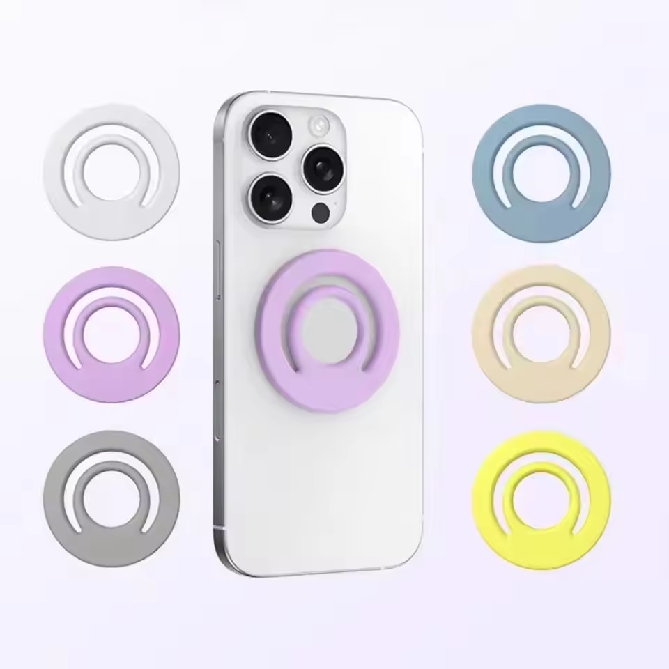 Car Accessories Phone Holder - Магнитная силиконовая подставка с кольцом на