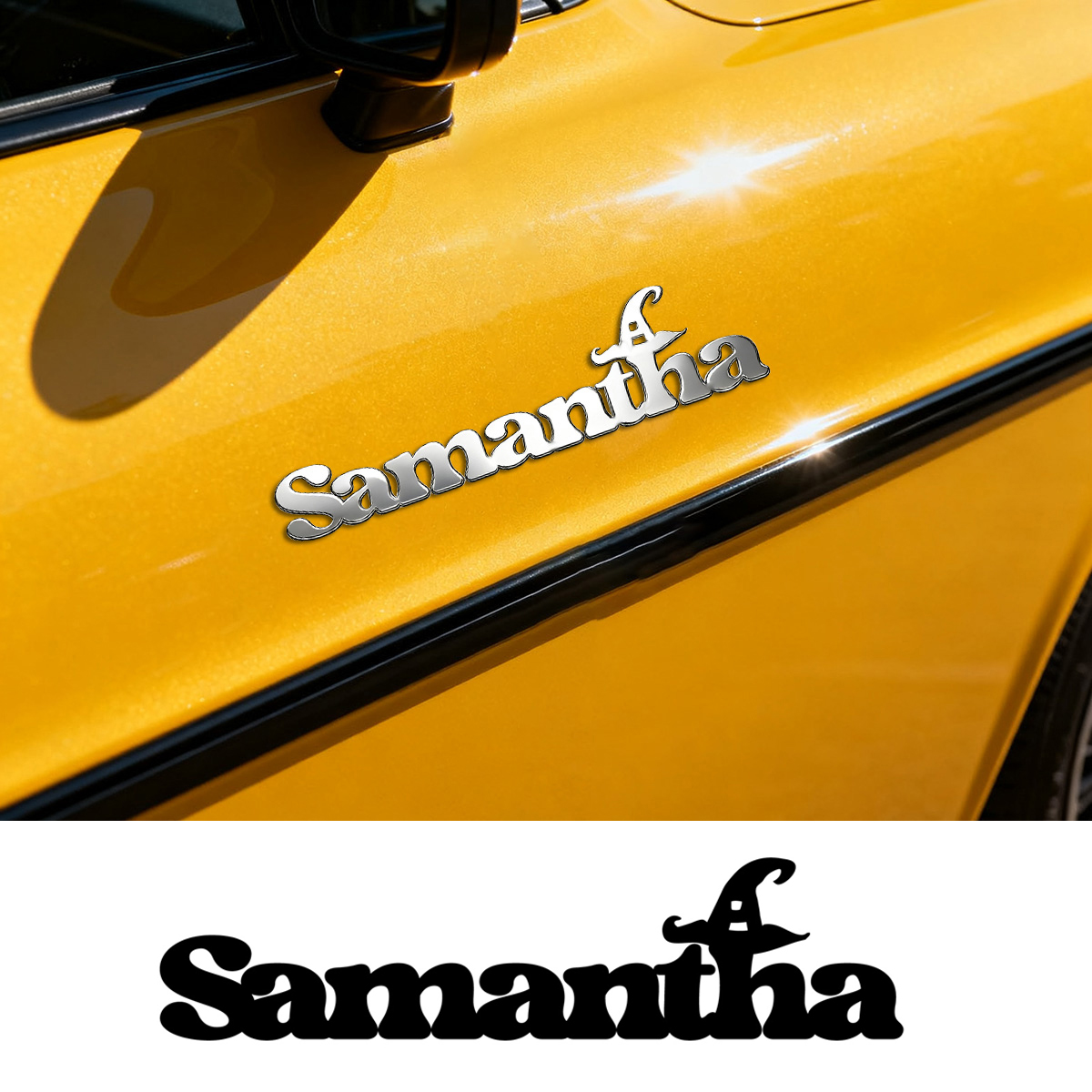 Car Accessories Ebay - Мультфильм Хэллоуин шляпа ведьмы 3D металлические