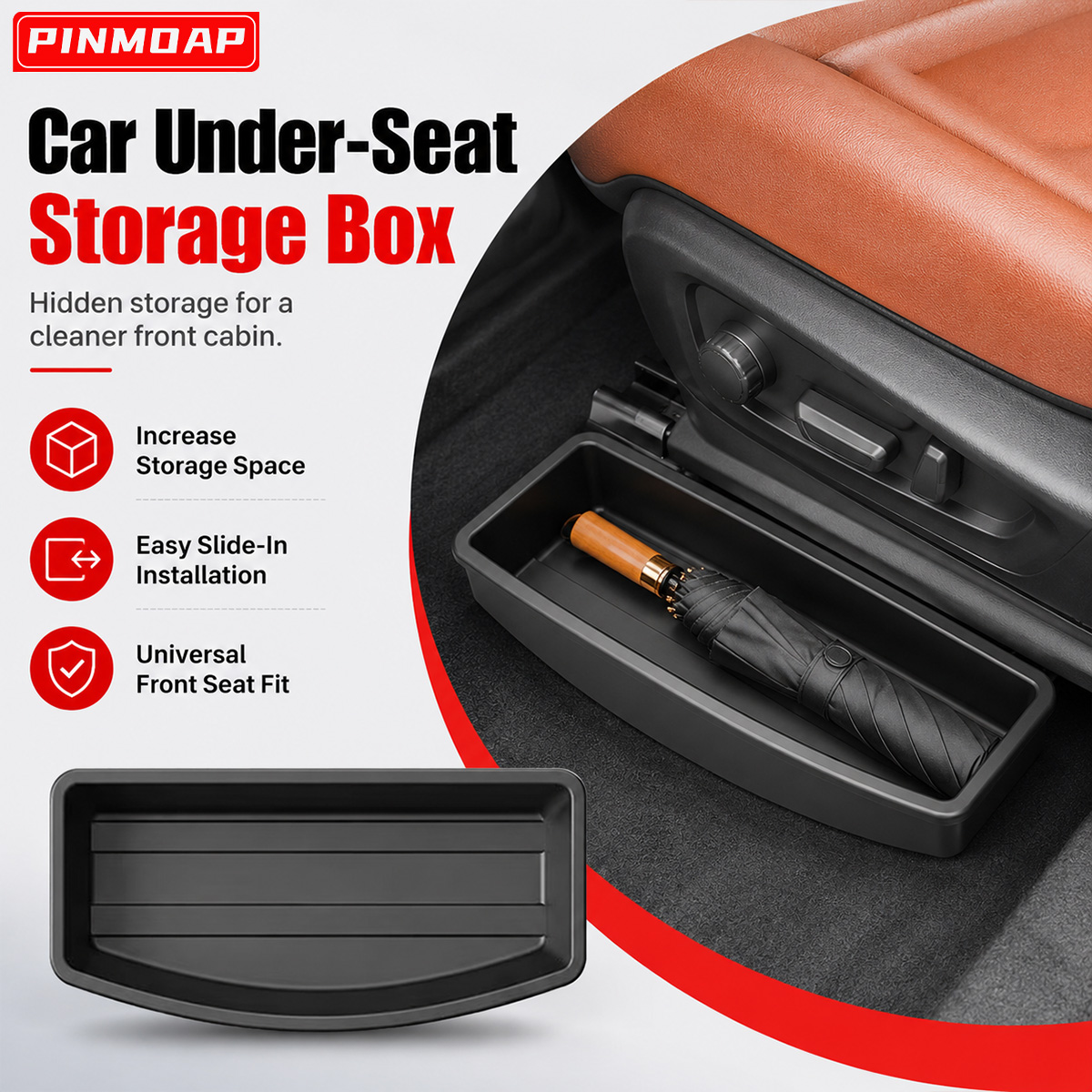 Car Accessories Useful - PINMOAP Автомобильный ящик для хранения под