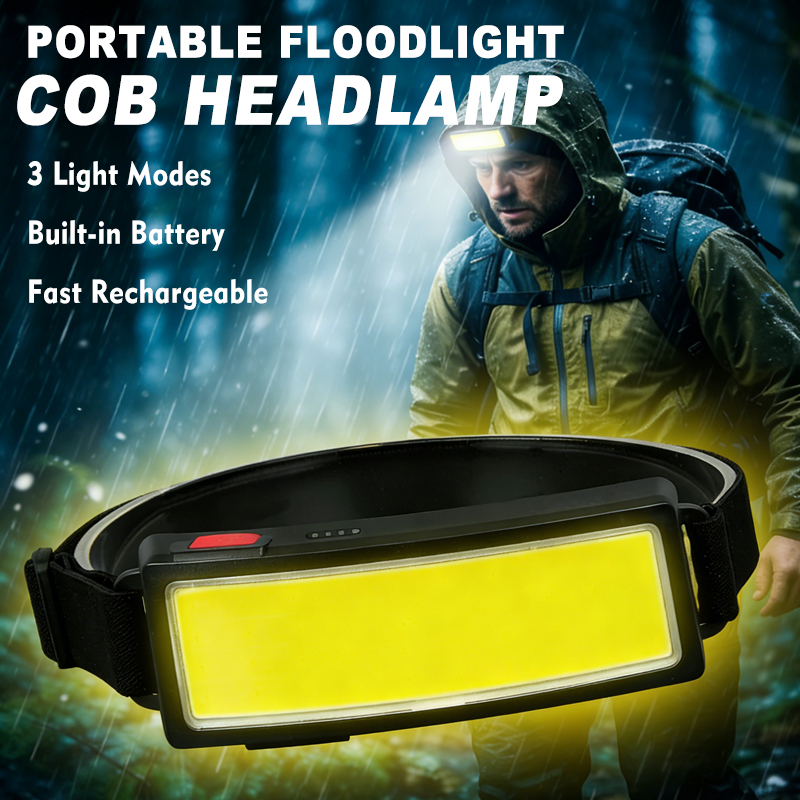 Мощный налобный фонарь COB LED – обзор и цена Led Headlight Bulbs