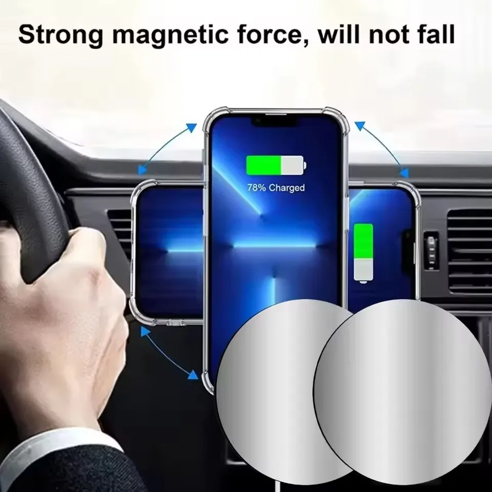 1-5 шт. 8-см магнитные металли – обзор и цена Car Accessories Phone Holder