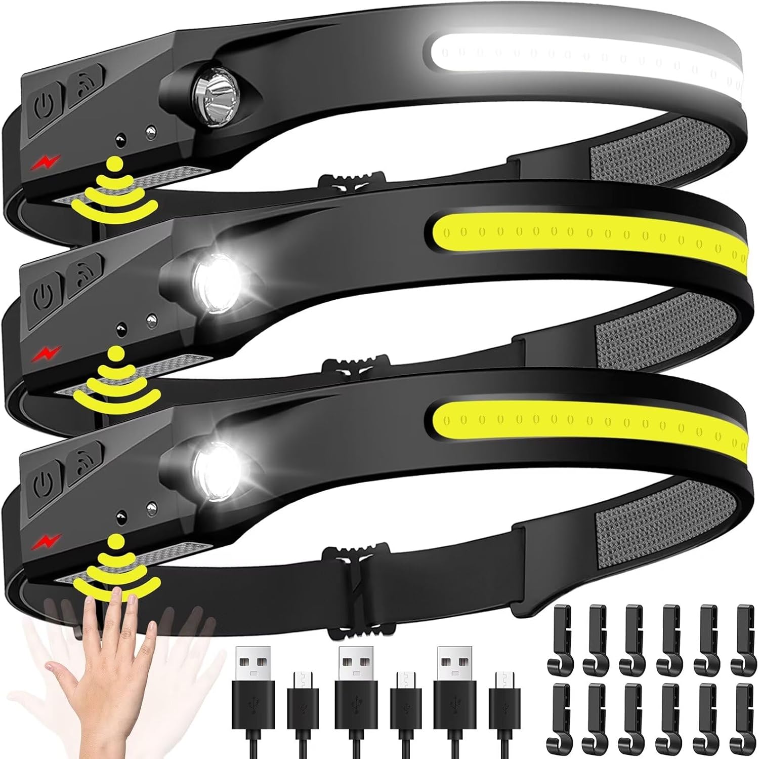 Сенсорный налобный фонарь, све – обзор и цена Led Headlight Bulbs