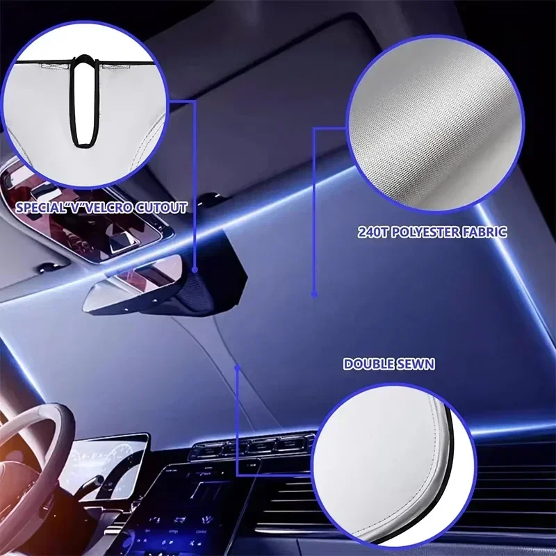 Солнцезащитный экран для лобов – обзор и цена Automatic Car Sunshade